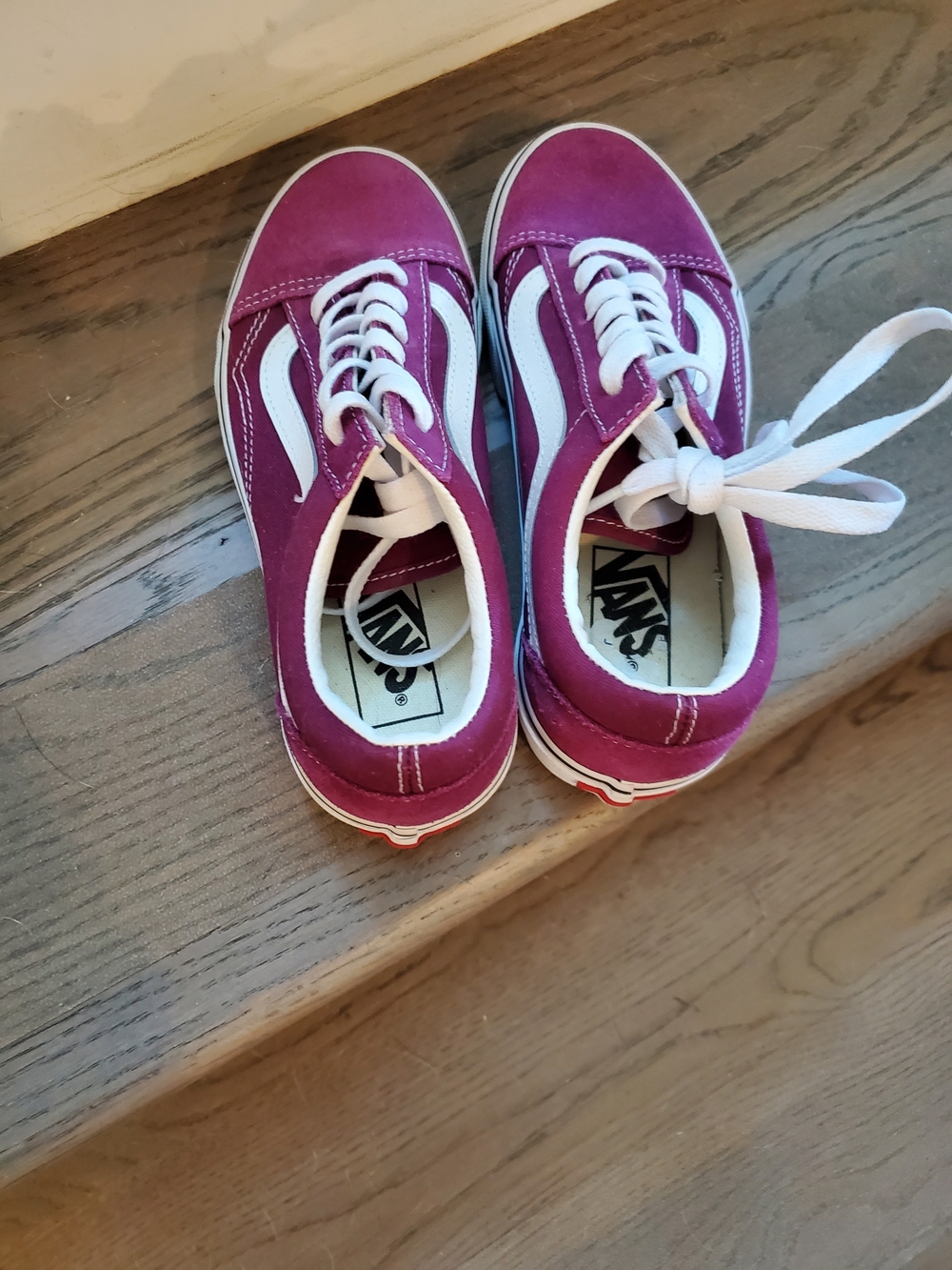 Vans Old Skool Women's Magenta Suede Skate Sneakers